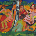 Forest Scene by Ernst Ludwig Kirchner - Art Print - Zapista