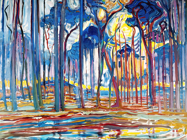 Forest by Piet Mondrian - Art Print - Zapista