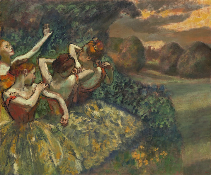 Four Dancers by Edgar Degas - Art Print - Zapista