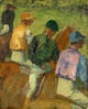 Four Jockeys by Edgar Degas - Art Print - Zapista
