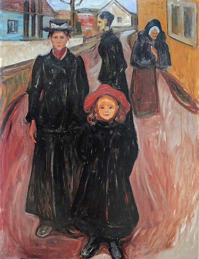 Four Stages of Life by Edvard Munch - Art Print - Zapista