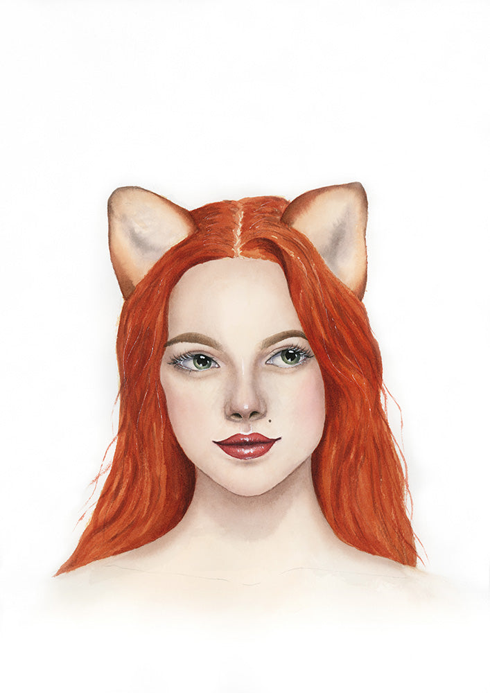 Foxy Lady - Art Print - Zapista