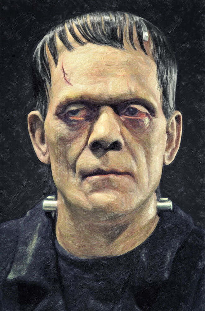 Frankenstein - Art Print - Zapista