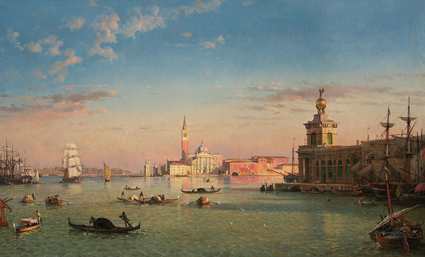 The Palazzo Piscani, Venice by Friedrich von Nerly - Art Print - Zapista