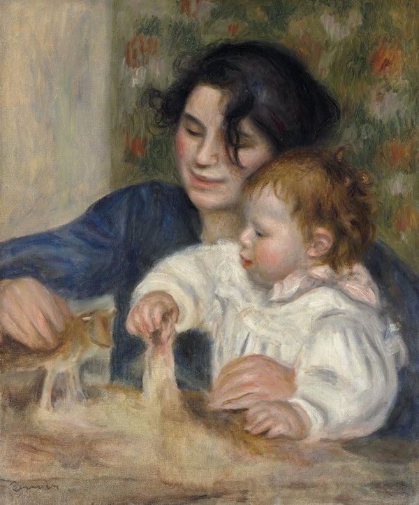 Gabrielle and Jean by Pierre-Auguste Renoir - Art Print - Zapista