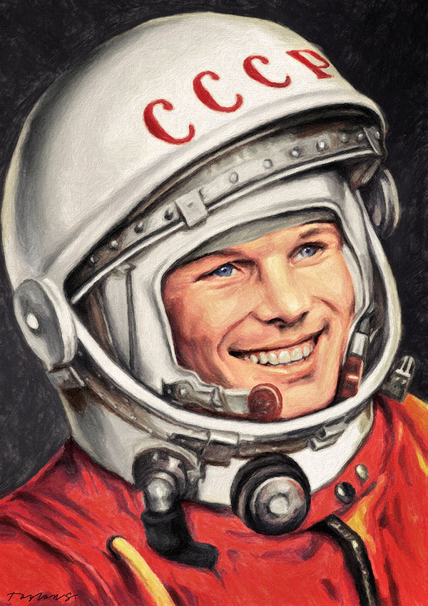Yuri Gagarin - Art Print - Zapista