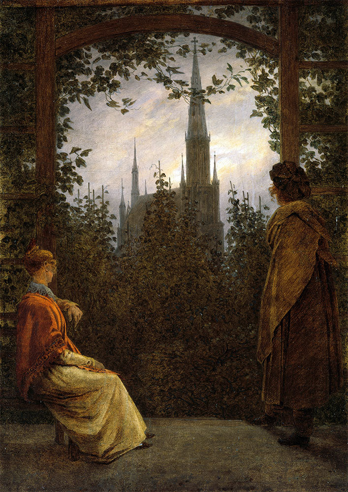 The Gazebo by Caspar David Friedrich  Art Print - Zapista