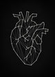Geometric Heart - Art Print - Zapita