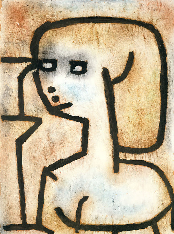 Girl in Mourning by Paul Klee - Art Print - Zapista