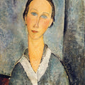 Girl in a Sailor's Blouse by Amedeo Modigliani - Art Print - Zapista