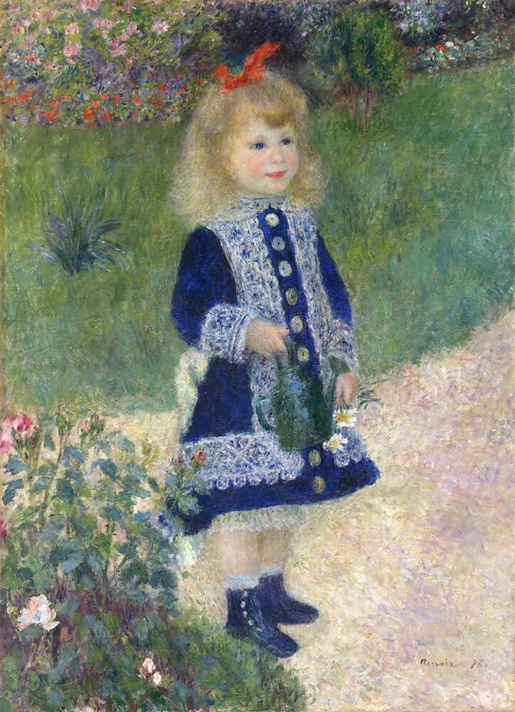 Girl with a Watering Can by Pierre-Auguste Renoir - Art Print - Zapista