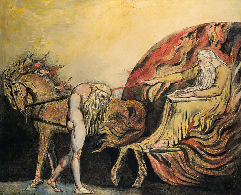 God Judging Adam by William Blake - Art Print - Zapista