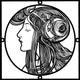 Grace in Profile - Art Print - Zapista