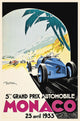 Grandprix Automobile Monaco 1933 - Art Print - Zapista