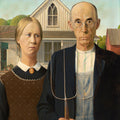 American Gothic by Grant Wood - Art Print - Zapista