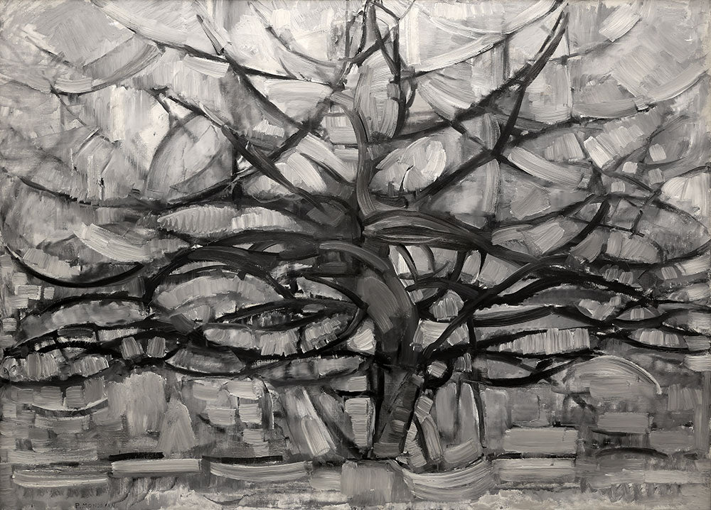 Gray Tree by Piet Mondrian - Art Print - Zapista