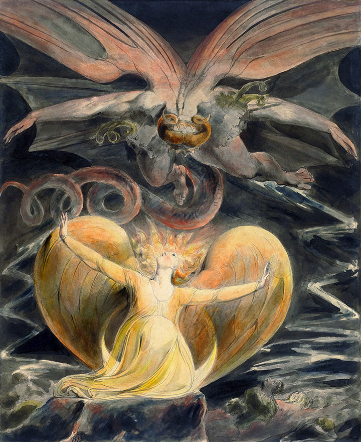 The Great Red Dragon by William Blake - Art Print - Zapista