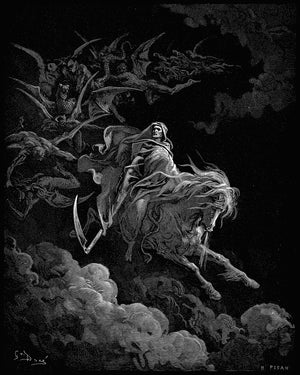 The Vision of Death by Gustave Doré - Art Print - Zapista