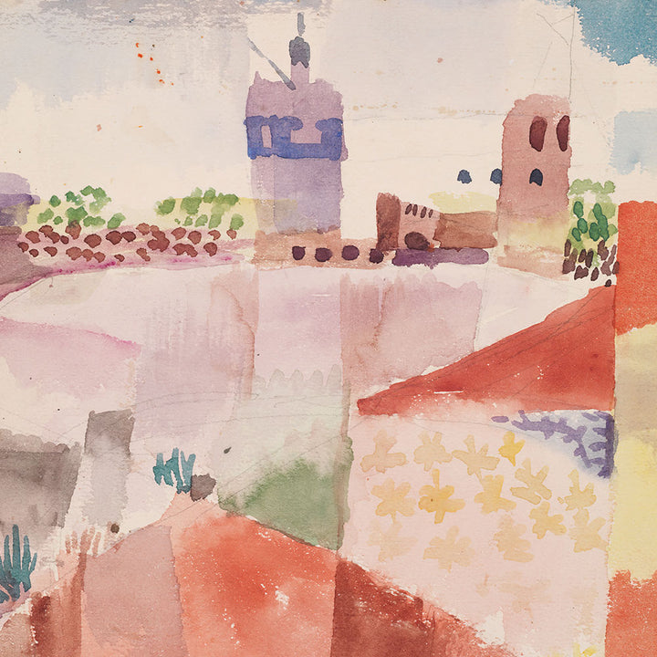 Hammamet with Its Mosque by Paul Klee - Art Print - Zapista