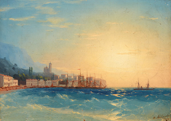 Harbor with Ships by Ivan Aivazovsky - Art Print - Zapista