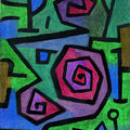 Heroic Roses by Paul Klee - Art Print - Zapista