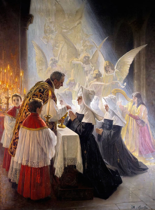 Holy Communion by Angelo Graf von Courten - Art Print - Zapista