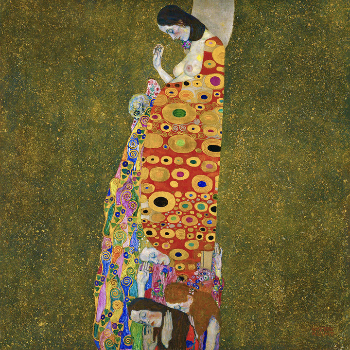 Hope II by Gustav Klimt - Art Print - Zapista