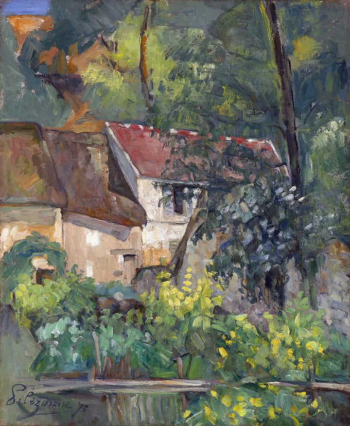 House of Père Lacroix by Paul Cézanne - Art Print - Zapista