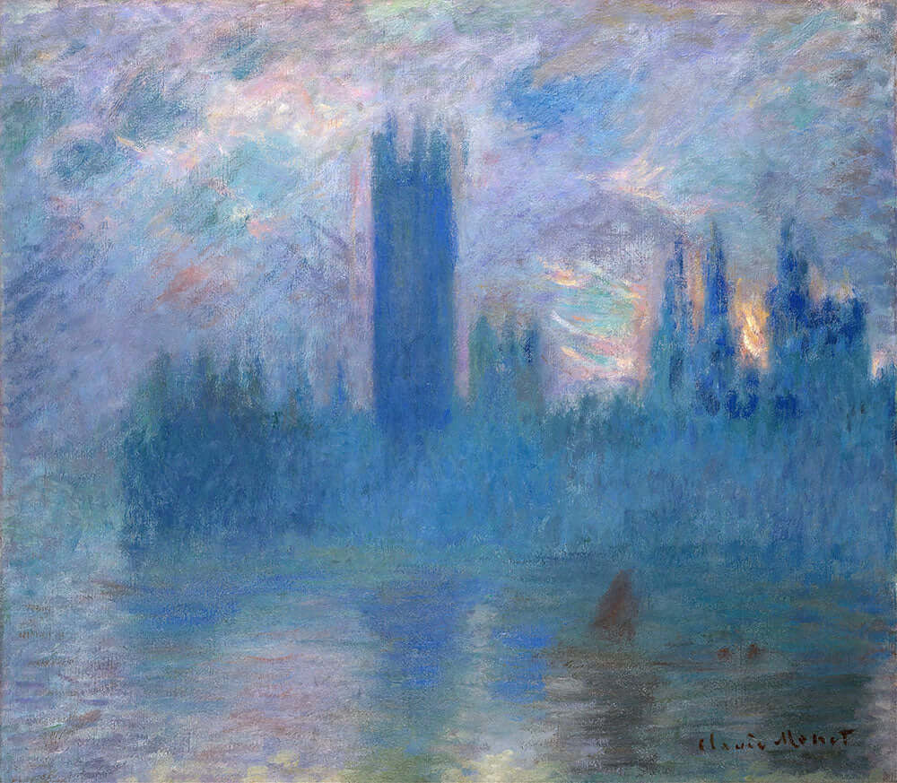 Houses of Parliament, London by Claude Monet - Art Print - Zapista