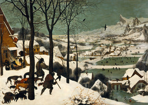 Hunters in the Snow by Pieter Bruegel the Elder - Art Print - Zapista