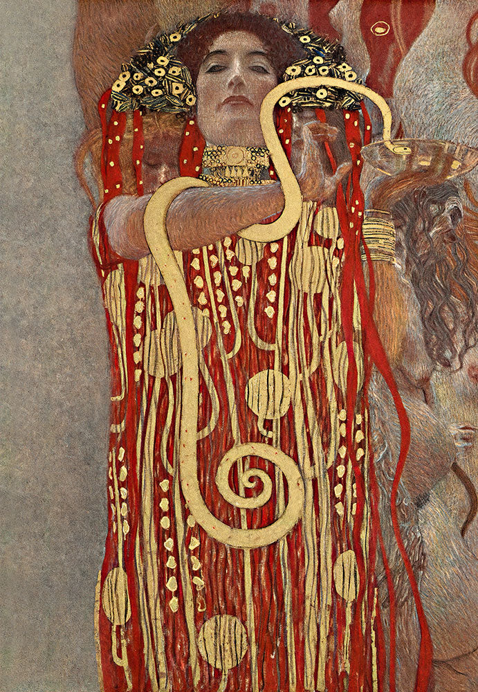 Hygieia by Gustav Klimt - Art Print - Zapista