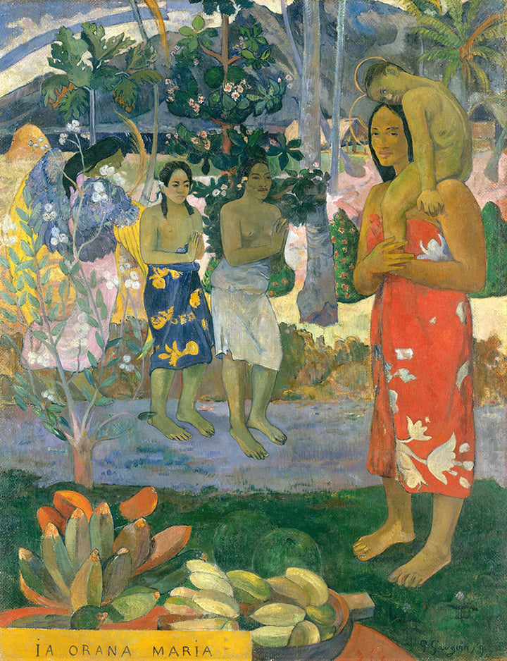 Ia Orana Maria (Ave Maria) by Paul Gauguin - Art Print - Zapista