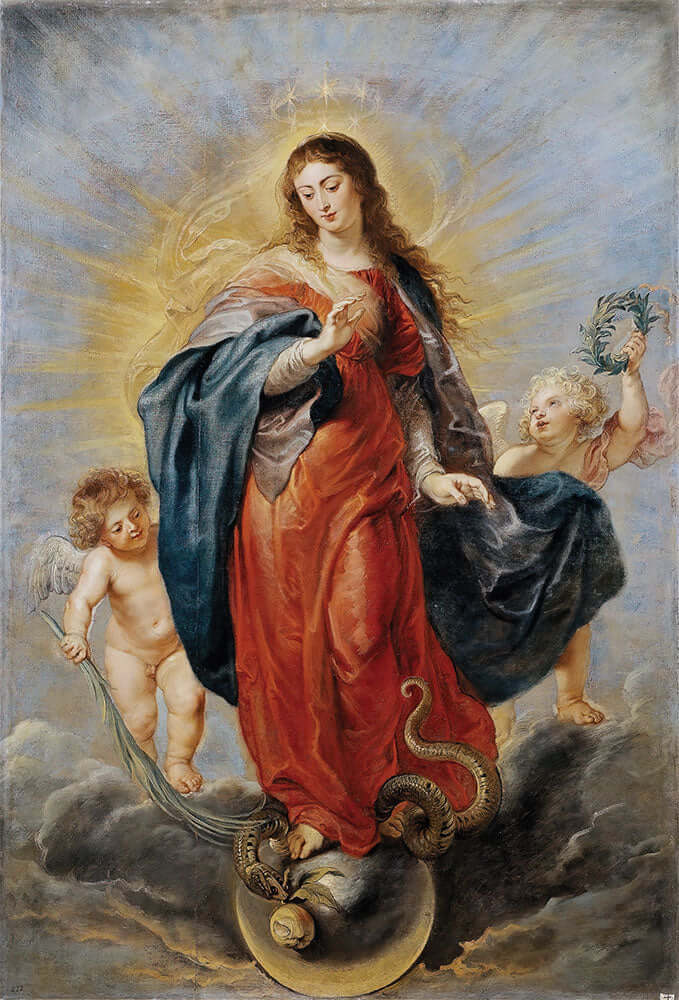 Immaculate Conception by Peter Paul Rubens - Art Print - Zapista