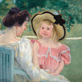In The Garden by Mary Cassatt - Art Print - Zapista