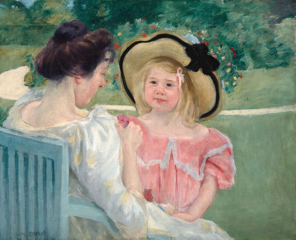 In The Garden by Mary Cassatt - Art Print - Zapista