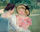 In The Garden by Mary Cassatt - Art Print - Zapista