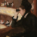 In the Loge by Mary Cassatt - Art Print - Zapista