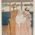 In the Omnibus by Mary Cassatt - Art Print - Zapista