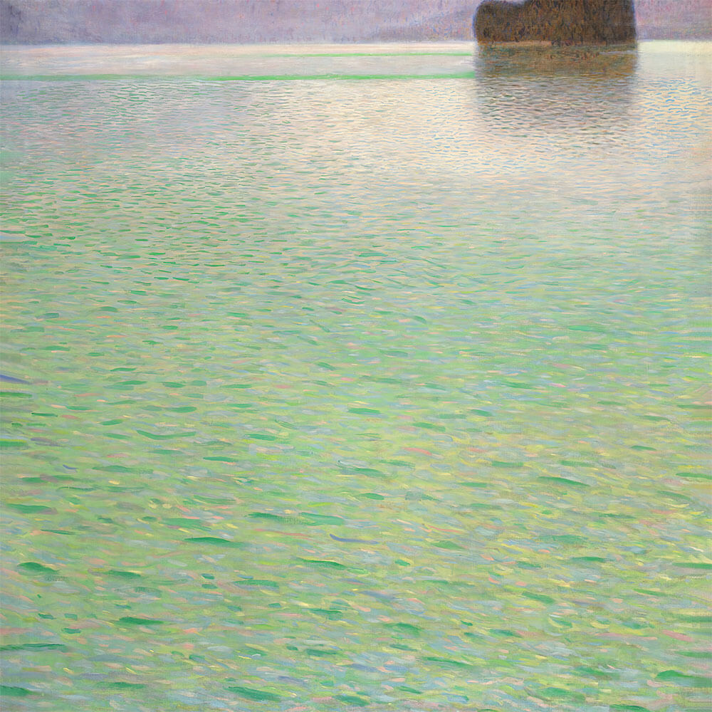 Insel im Attersee by Gustav Klimt - Art Print - Zapista