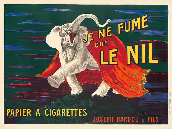 Je Ne Fume Que Le Nil art print by Leonetto Cappiello - Art Print - Zapista