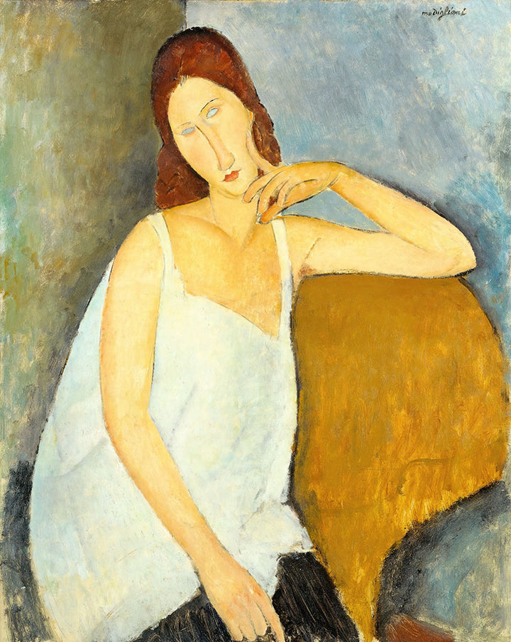 Jeanne Hébuterne by Amedeo Modigliani - Art Print - Zapista