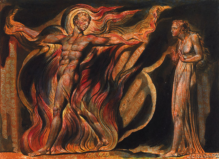 Jerusalem, The Emanation of the Giant Albion - Plate 26 by William Blake - Art Print - Zapista