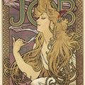 Job by Alphonse Mucha - Art Print - Zapista
