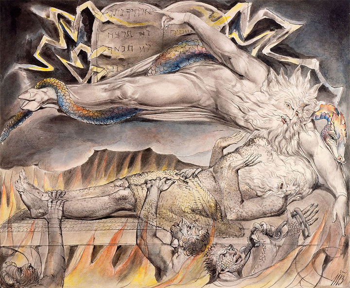 Job's Evil Dreams by William Blake - Art Print - Zapista