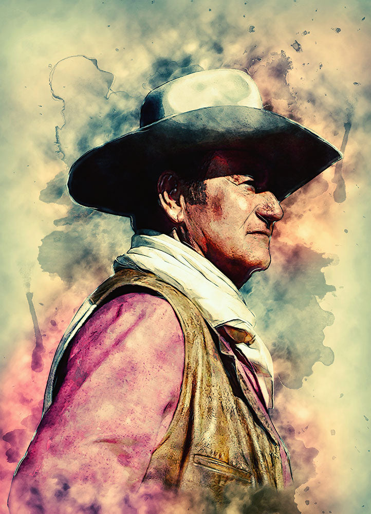 John Wayne - Art Print - Zapista