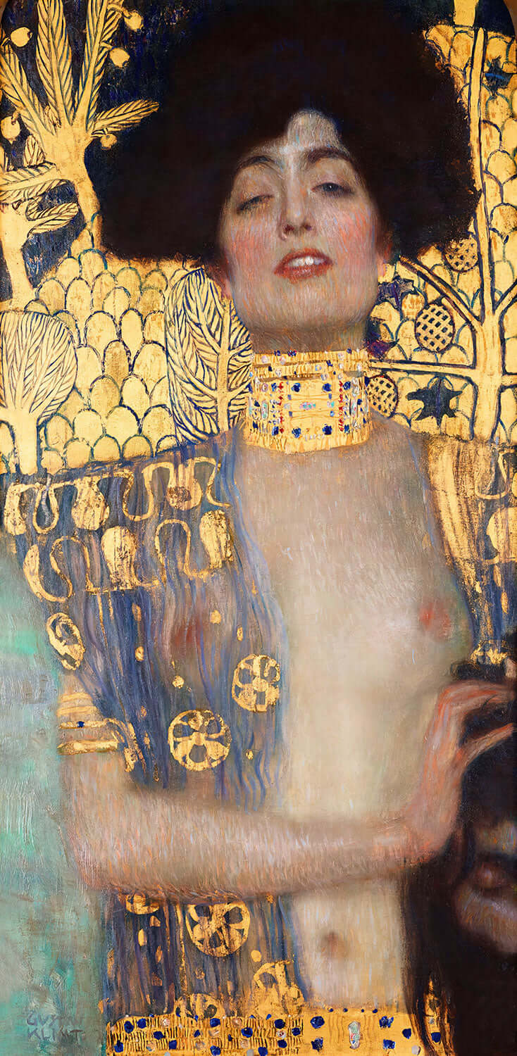 Judith and the Head of Holofernes by Gustav Klimt - Art Print - Zapista