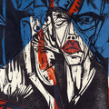 Kampfe - Qualen der Liebe by Ernst Ludwig Kirchner - Art Print - Zapista