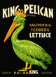 King Pelican Iceberg Lettuce - Art Print - Zapista