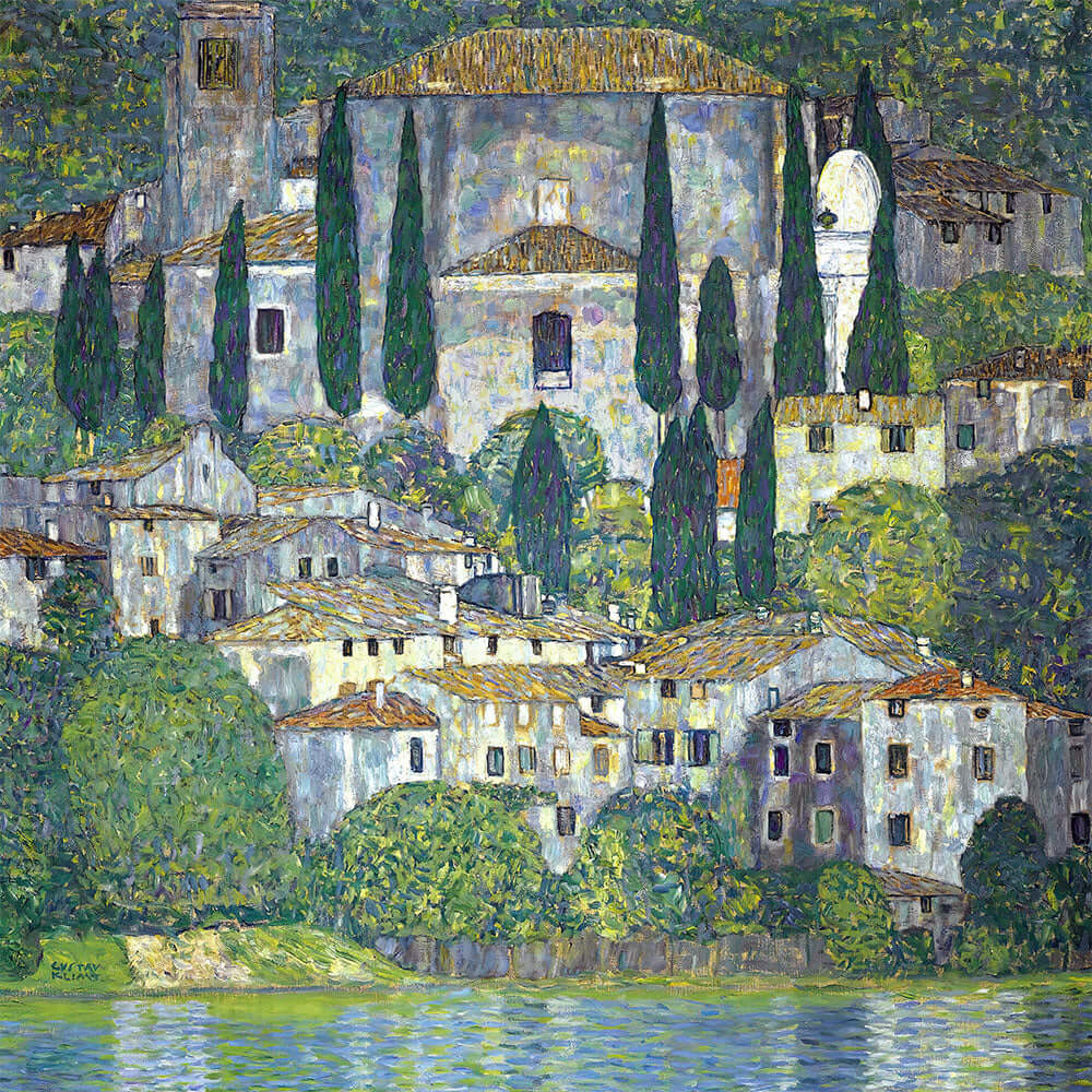 Chruch in Cassone by Gustav Klimt - Art Print - Zapista