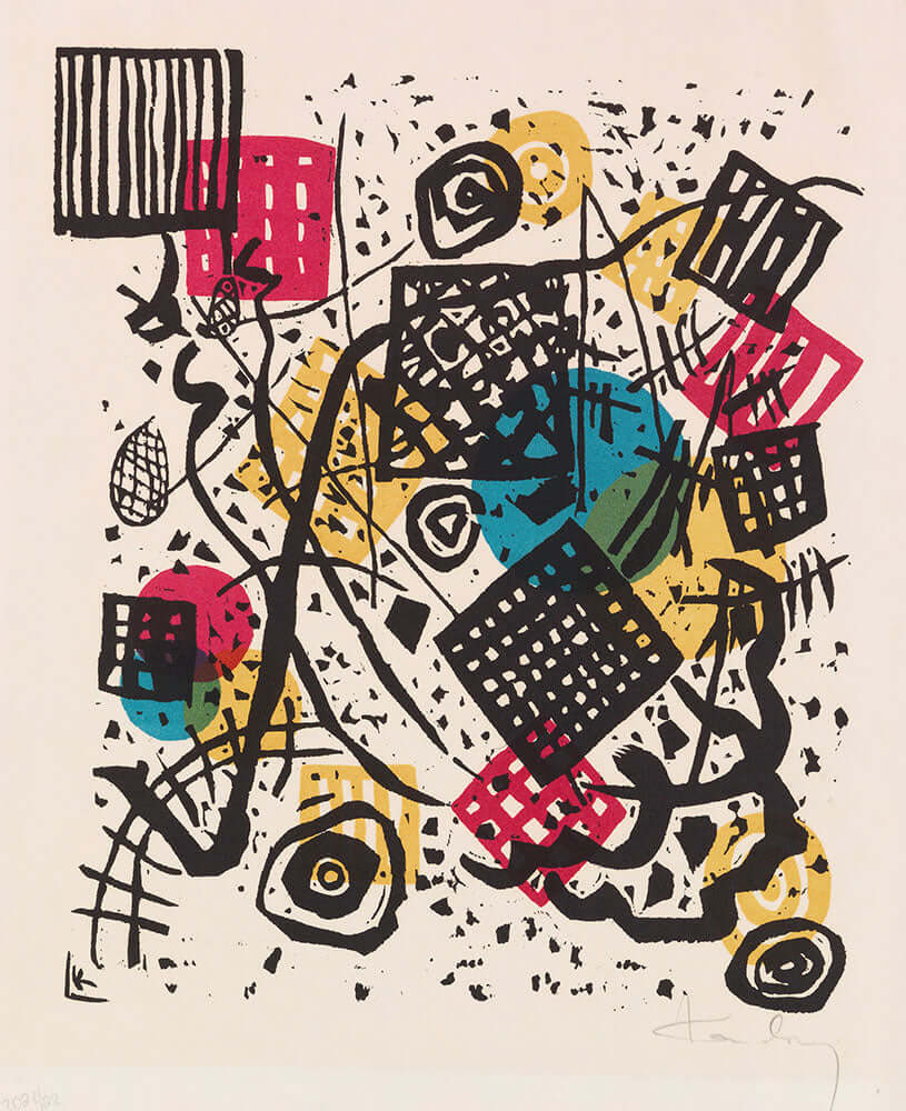 Kleine Welten V by Wassily Kandinsky - Art Print - Zapista